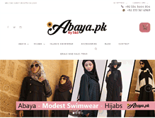 Tablet Screenshot of abaya.pk